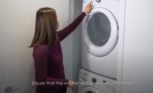 Condo Inspection Washer and Dryer Connection