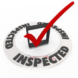 Inspected Check Mark Box Home Inspection Evaluation
